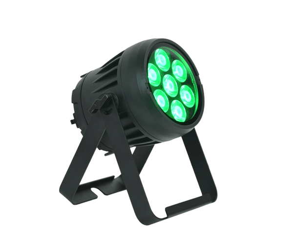 Jmaz Lighting JP2008 Electro Panel W7 RGB+LIME Battery-Powered Outdoor LED Par Light