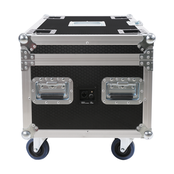 Jmaz Lighting JP2013 Electro Panel W8 4PK RGB+LIME Battery-Powered Outdoor LED Panel Light Kit w/ Charging Road Case