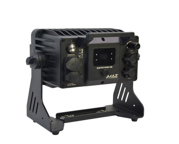 Jmaz Lighting JP2013 Electro Panel W8 4PK RGB+LIME Battery-Powered Outdoor LED Panel Light Kit w/ Charging Road Case