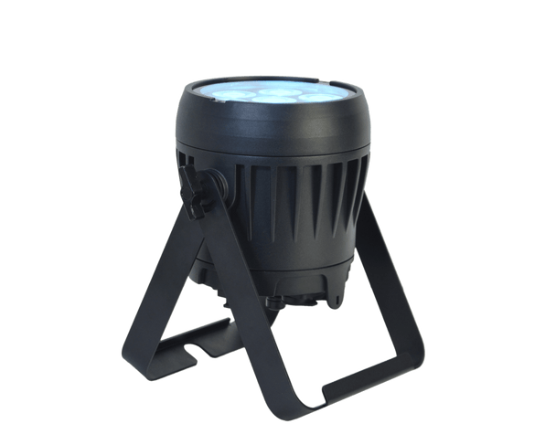 Jmaz Lighting JP2012 Electro PAR W7 6PK RGB+LIME Battery-Powered Outdoor LED PAR Light Kit w/ Charging Road Case