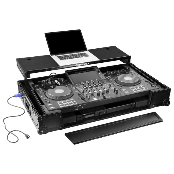 Odyssey Performance Ready Series (Pre-Wired XLR Patch Panel) Black 1U Case for XDJ-AZ 