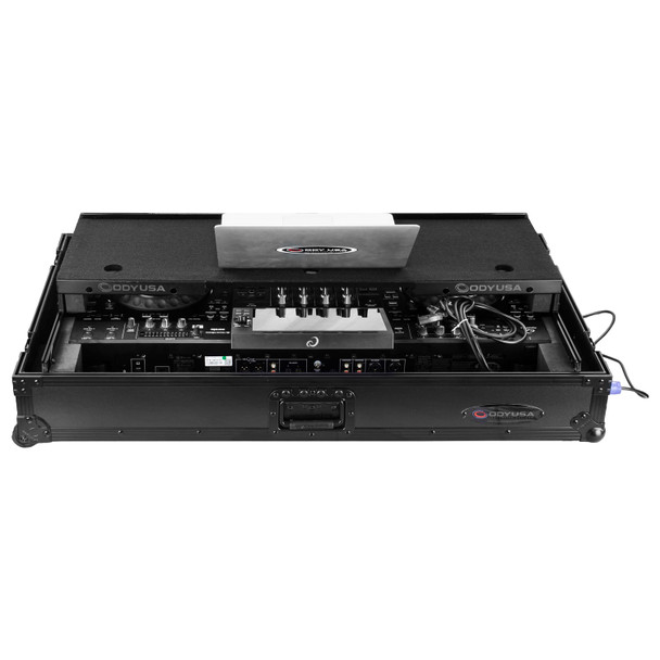 Odyssey Performance Ready Series (Pre-Wired XLR Patch Panel) Black 1U Case for XDJ-AZ 