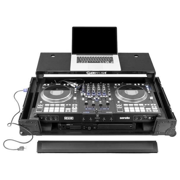 Odyssey Performance Ready Series (Pre-Wired XLR Patch Panel) Black 1U Case for RANE PERFORMER 