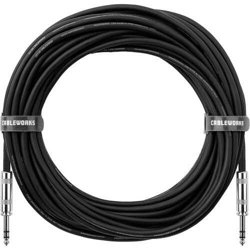 Gator 1/4" Male to 1/4" Male Balanced Patch Cable (50') 
