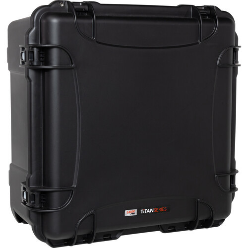 Gator Waterproof Case with Diced Foam Insert (Black, 24 x 24 x 14.2") 