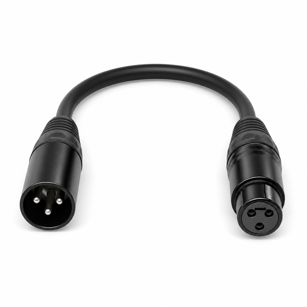 EAW 2071291 6-Inch XLR Male-to-Female AC6 Analog Link Cable
