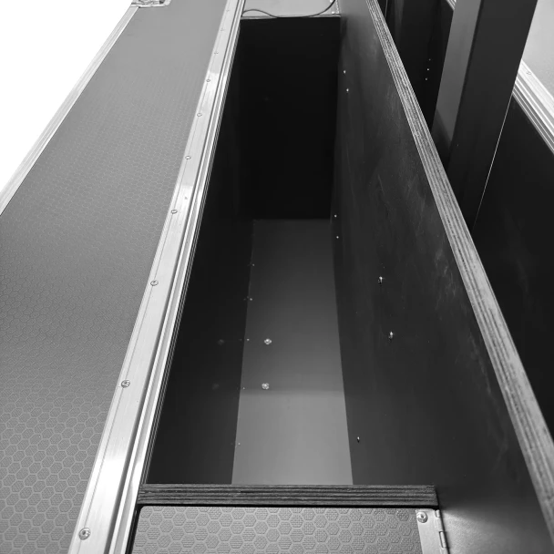  Odyssey Indoor Electric Motorized TV Lift Case with Casters for 85" Flat Screen TVs