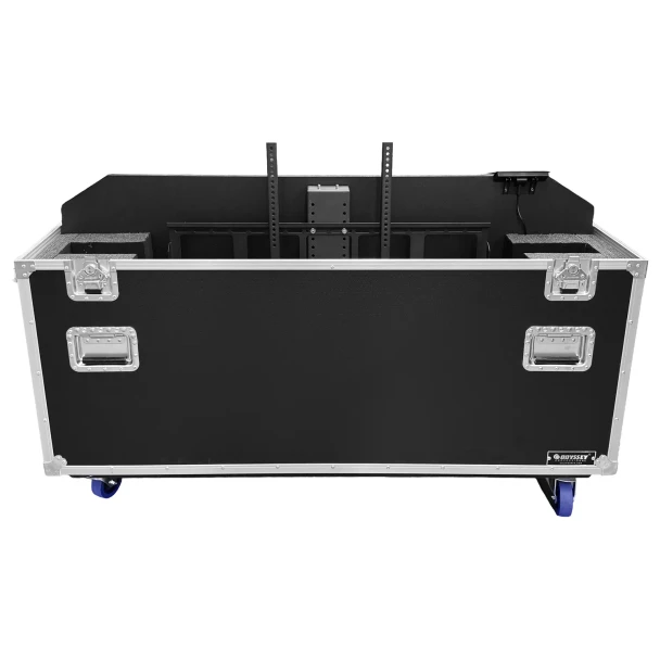 Odyssey Indoor Electric Motorized TV Lift Case with Casters for 65" Flat Screen TVs