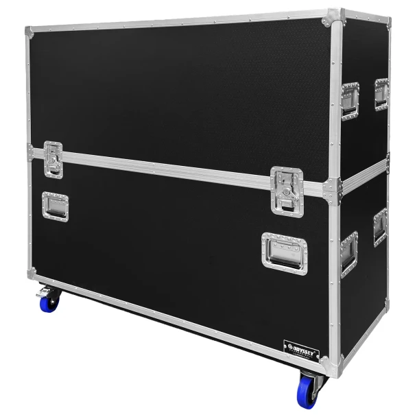 Odyssey Indoor Electric Motorized TV Lift Case with Casters for 65" Flat Screen TVs