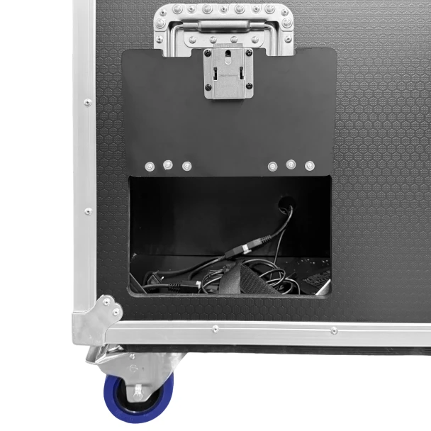 Odyssey Indoor Electric Motorized TV Lift Case with Casters for 65" Flat Screen TVs