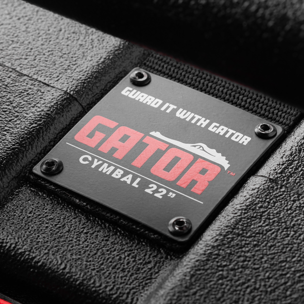 Gator Cases GPCCYM22W 22-Inch Rolling Hard Cymbal Case