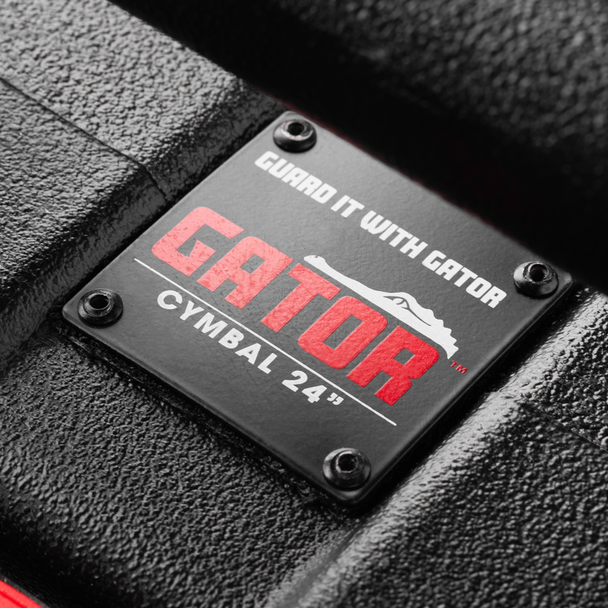 Gator Cases GPCCYM24W 24-Inch Rolling Hard Cymbal Case