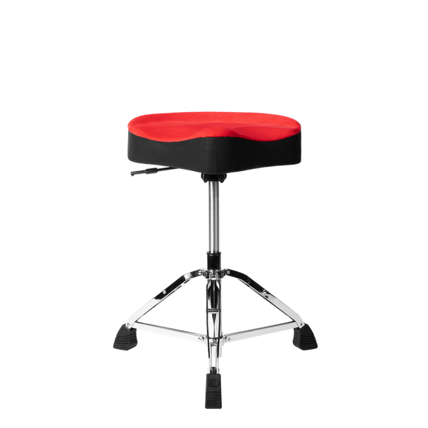 Gator Cases GP-DTH-ASD-RD Air Glide Red Saddle Drum Throne