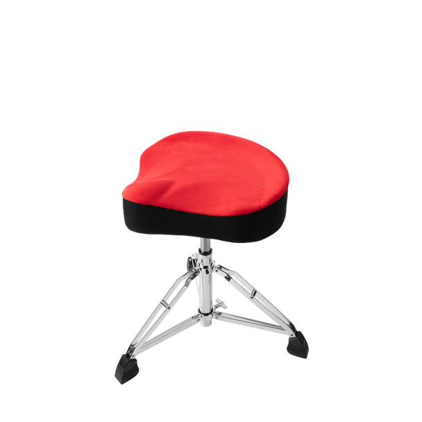 Gator Cases GP-DTH-ASD-RD Air Glide Red Saddle Drum Throne