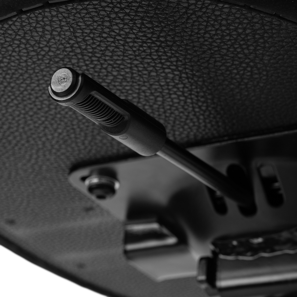 Gator Cases GP-DTH-ASD-RD Air Glide Red Saddle Drum Throne