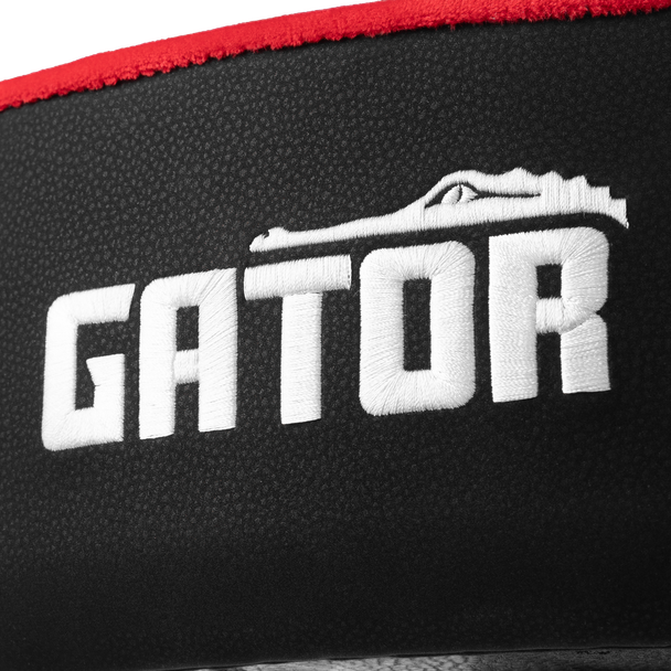 Gator Cases GP-DTH-ASD-RD Air Glide Red Saddle Drum Throne