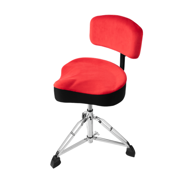 Gator Cases GP-DTH-BR-RD Red Adjustable Drum Throne Backrest