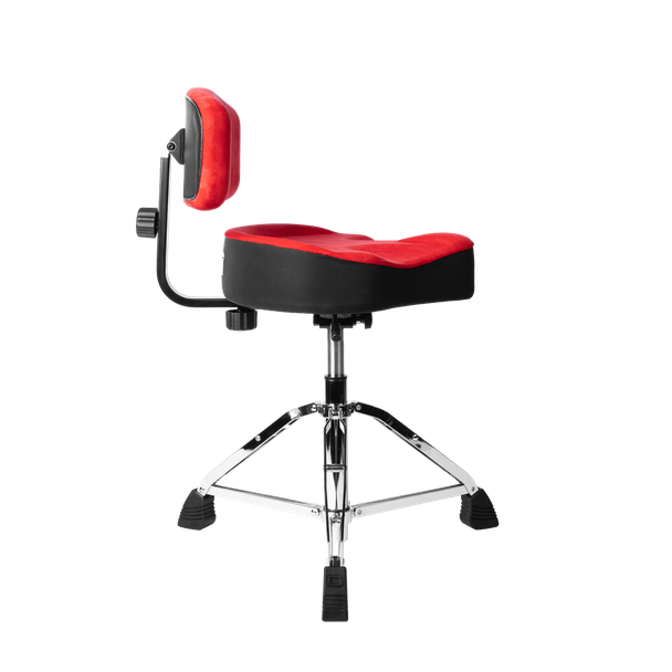 Gator Cases GP-DTH-BR-RD Red Adjustable Drum Throne Backrest