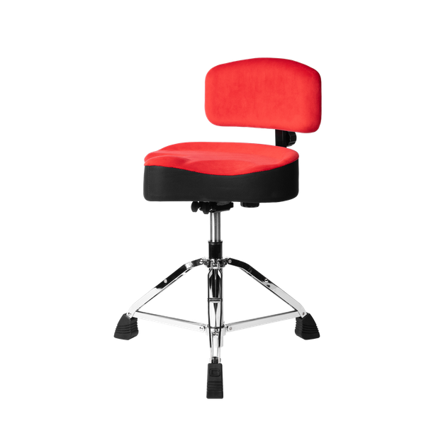 Gator Cases GP-DTH-BR-RD Red Adjustable Drum Throne Backrest