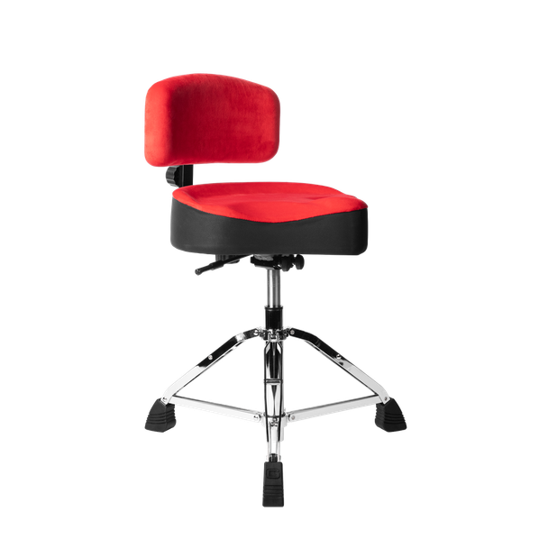 Gator Cases GP-DTH-BR-RD Red Adjustable Drum Throne Backrest