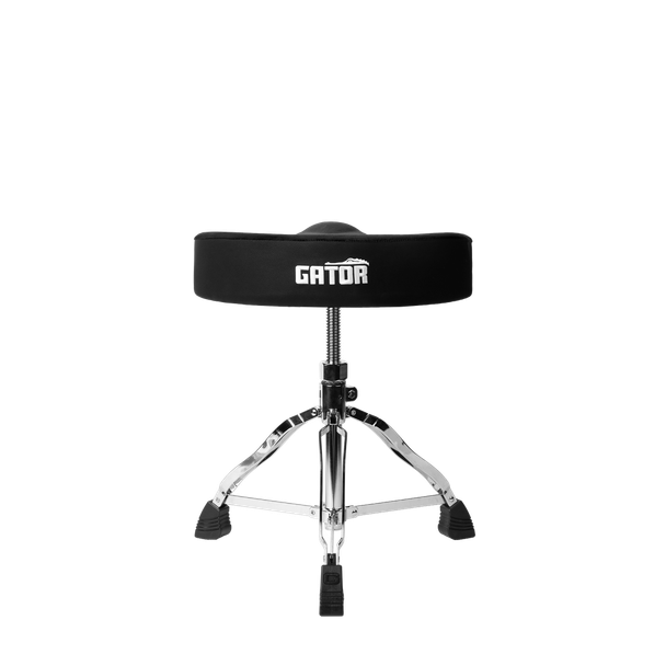 Gator Cases GP-DTH-SSD-BK Spin Lock Black Saddle Drum Throne