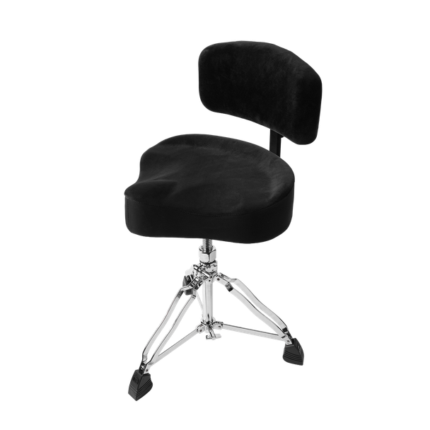 Gator Cases GP-DTH-SSD-BK Spin Lock Black Saddle Drum Throne