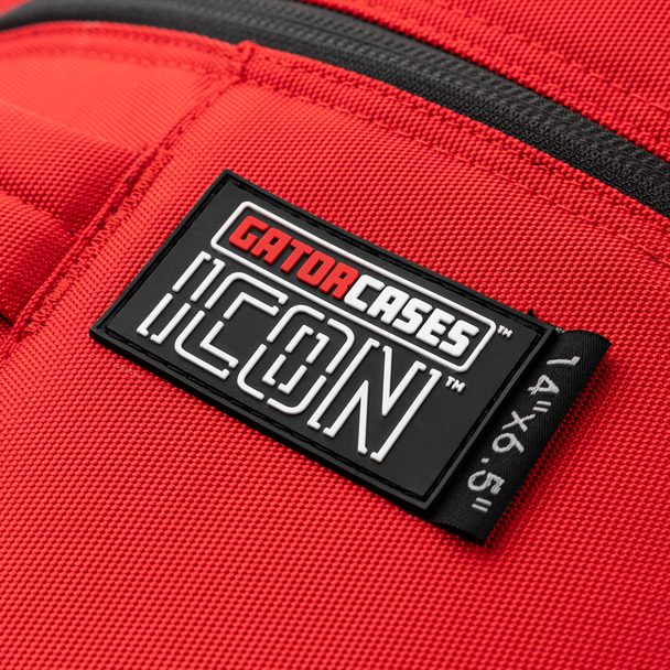 Gator Cases GP-ICON-1465SD-RED ICON 14 x 6.5 Red Snare Bag
