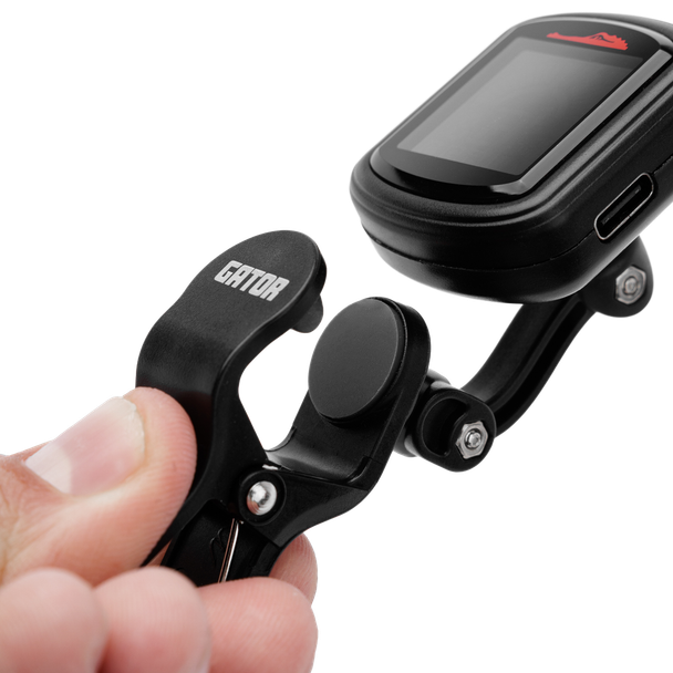 Gator Cases G-SCALE-CLIP Rechargeable Chromatic Clip-On Tuner