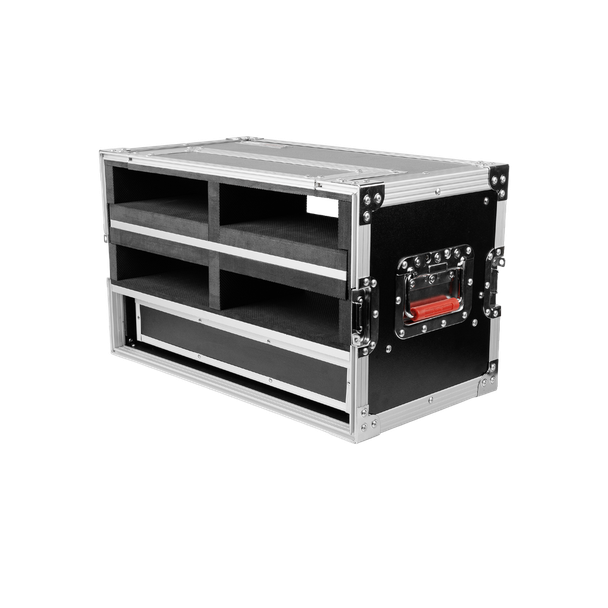 Gator Cases GTOUR-4U-2UDR GTOUR 4U Rack Case with 2U Drawer