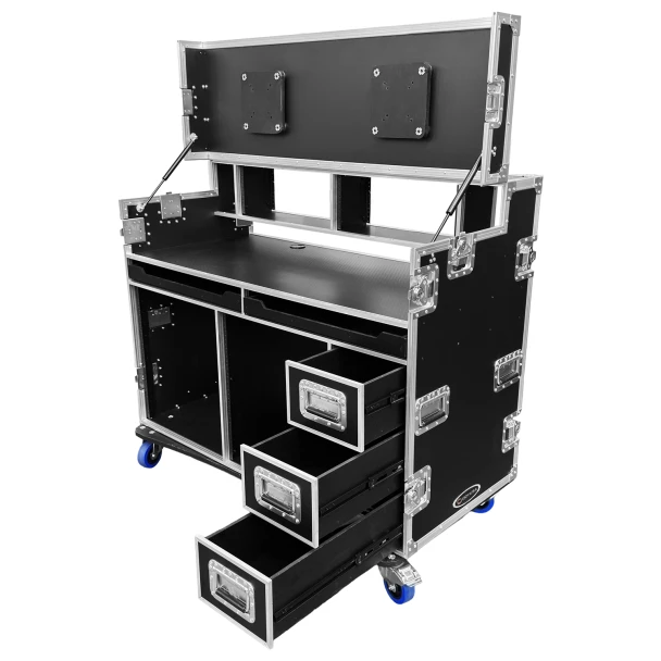 Odyssey FLYPACK2 Dual Bay Portable Video Production Rack Case
