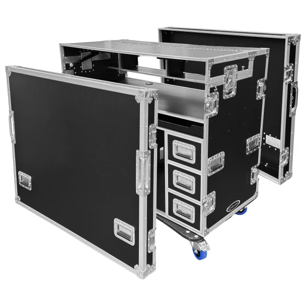 Odyssey FLYPACK2 Dual Bay Portable Video Production Rack Case