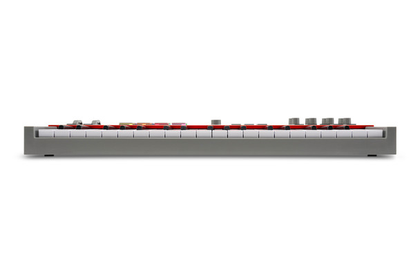 Akai MPK Mini Plus II compact 37-key MIDI keyboard controller front profile