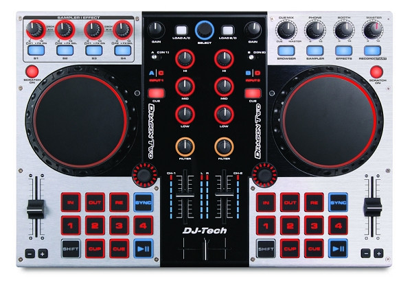 DJ Tech Dragon Two DJ Controller and Mixer I Gearclubdirect