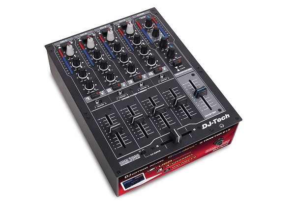 DJ Tech DDM 2000 USB 4-Channel USB DJ Mixer I Gearclubdirect