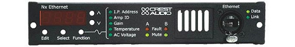 Crest Audio NX Ethernet Control/Monitoring Module
