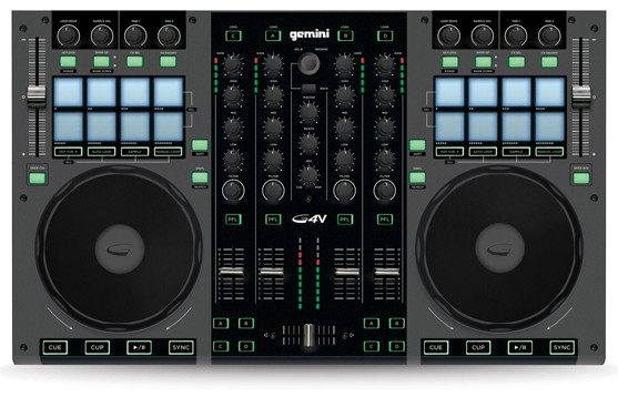 Gemini G4V 4-Channel Virtual DJ Controller