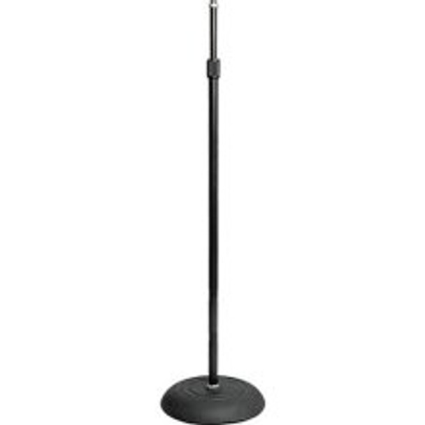 Hosa MST-141BK Black Microphone Stand with Round Base