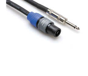 Hosa Speaker Cable - Neutrik SpeakON to 1/4in TS 1