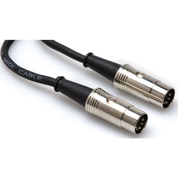 Hosa Pro MIDI Cable - Serviceable 5-pin DIN to Same