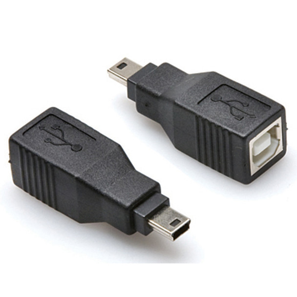 Hosa GSB-509 USB Adaptor - Type B to Mini B