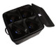 Gator Cases G-PAR 64LED4 Case Carries 4 Par 64 LED's