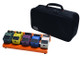 Gator Cases GPB-LAK-OR Orange Aluminum Pedal Board; Small w/ Carry Bag