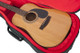 Gator Cases GT-ACOUSTIC-BLK Transit Acoustic Guitar Bag; Charcoal