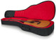 Gator Cases GT-ACOUSTIC-BLK Transit Acoustic Guitar Bag; Charcoal