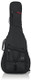 Gator Cases GT-ACOUSTIC-BLK Transit Acoustic Guitar Bag; Charcoal