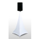 American DJ Event Stand Scrim 2W - 5ft. 2 sided white speaker stand scrim