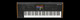 KORG Custom black hard shell case for 61 key Kronos Front View.