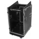 ODYSSEY 13U Top Slanted 16U Vertical Pro Combo Rack with Casters