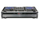 ODYSSEY FZBM10W DJ COFFIN WITH WHEELS HOLDS A 10" FORMAT DJ MIXER & 2 TURNTABLES IN BATTLE MODE