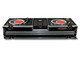 ODYSSEY FZDJ10W DJ COFFIN WITH WHEELS HOLDS MOST A 10" FORMAT DJ MIXER & 2 TURNTABLES IN STANDARD POSITION